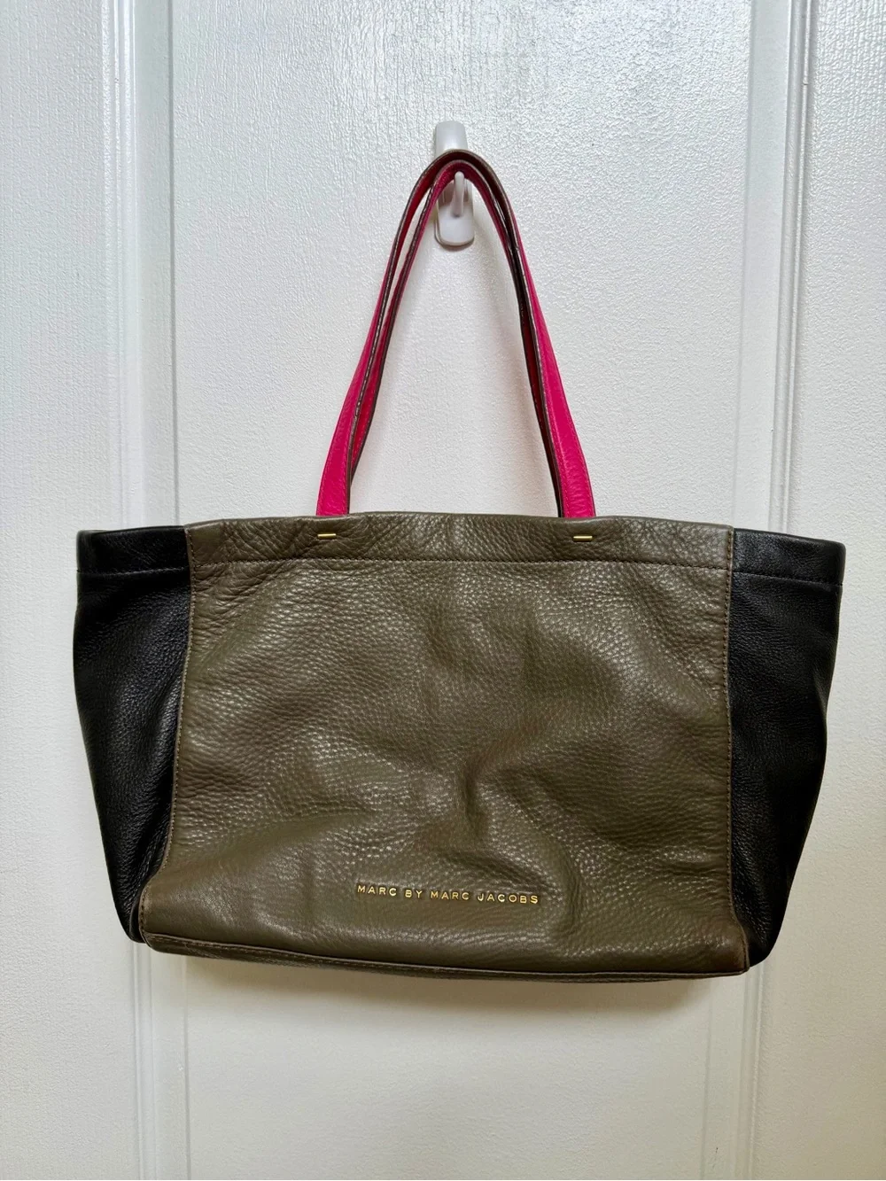 Marc Jacobs What the T min tote color block leather